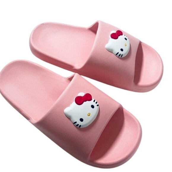 Shoes - 🩴NWT Hello Kitty Summer Slippers Sandal - PINK - US 6-6.5 🌸